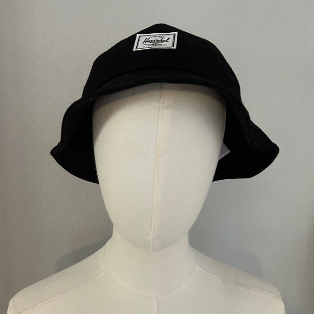 Herschel Supply Co, Henderson Bucket Hat, Black Denim, Size Small/Medium